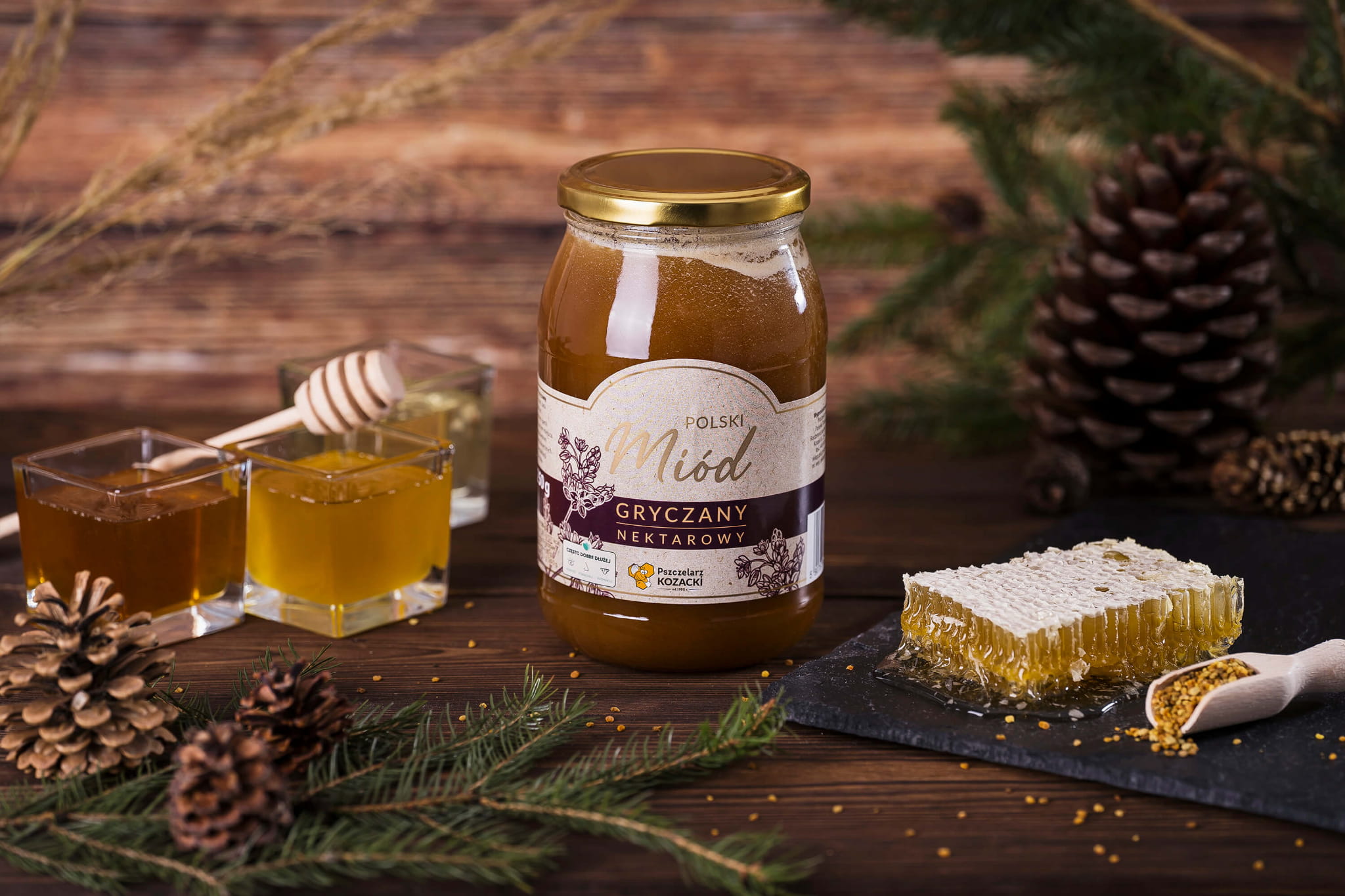 Polski Miód Gryczany (1250g)
