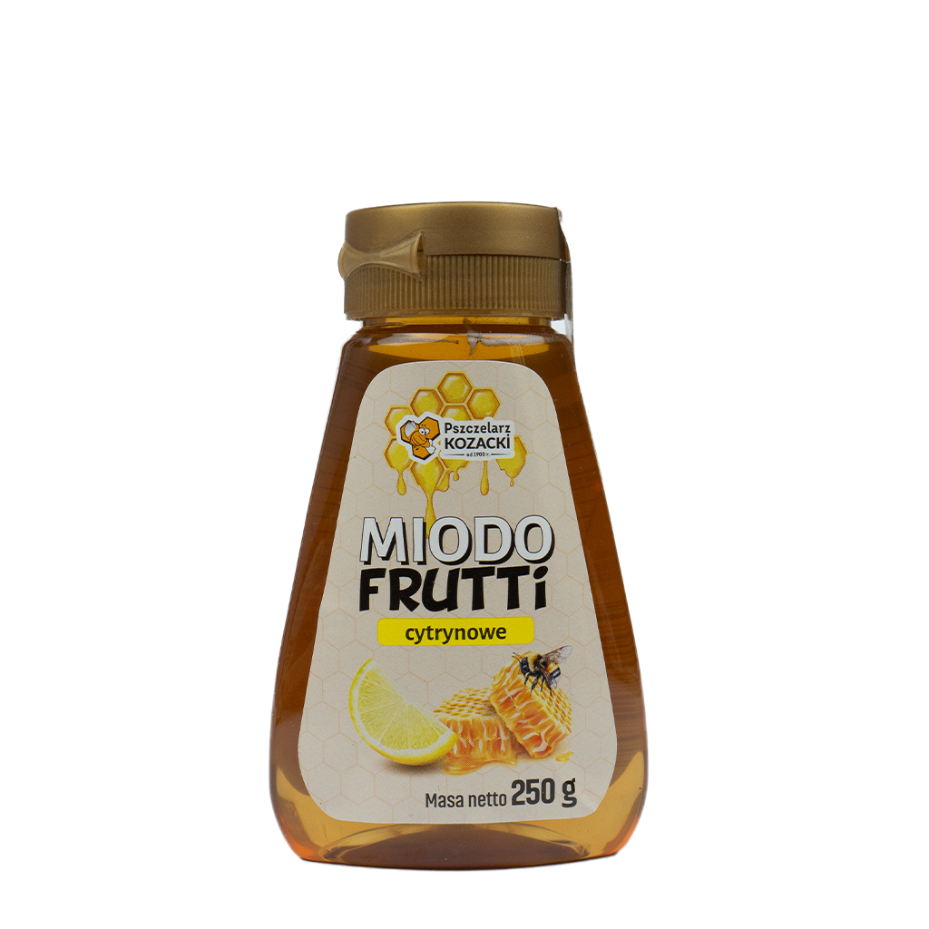 "Miodofrutti" - Miód z Sokiem Cytrynowym (250g / 370g)